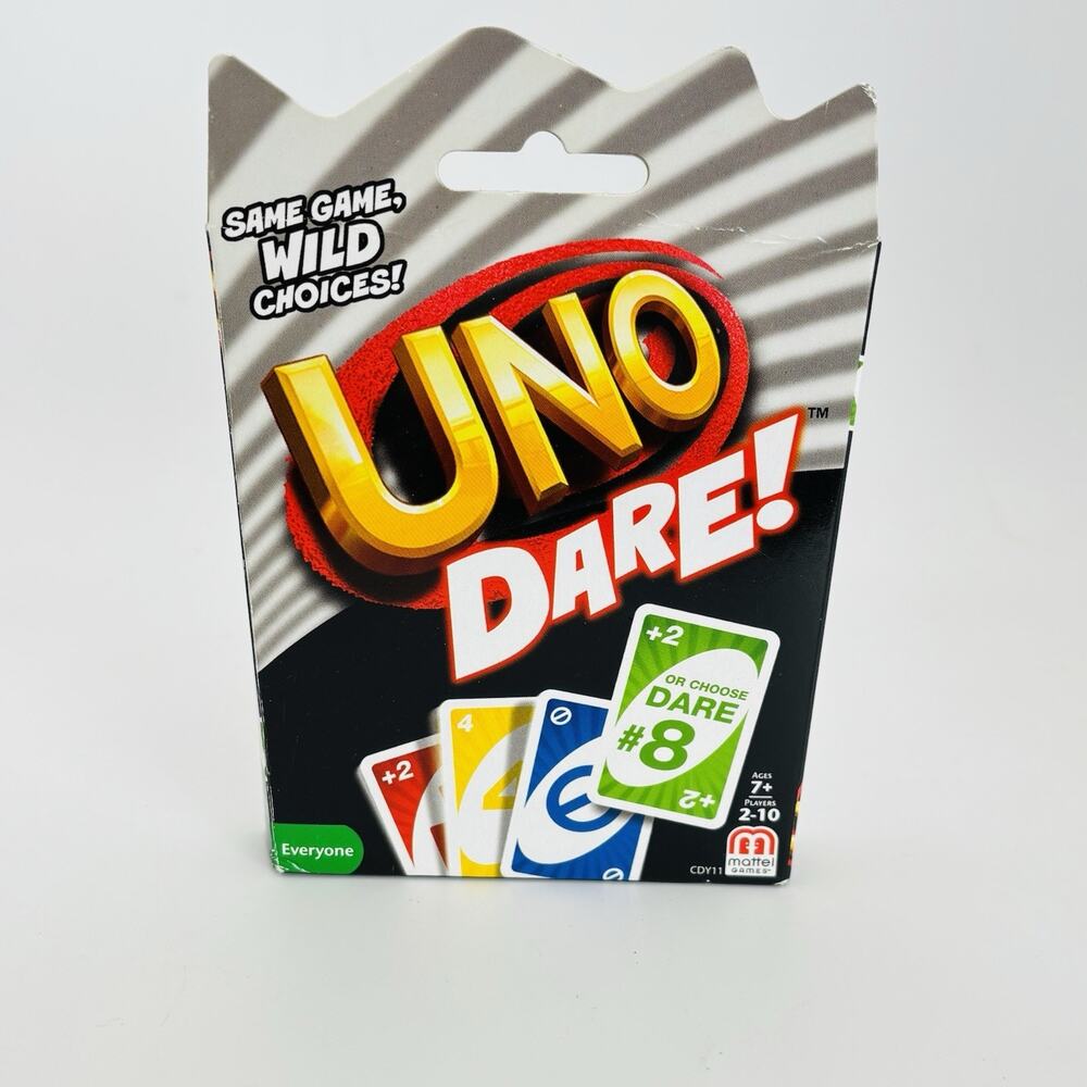 Mattel Games UNO Dare Card Game for Family Night New Open Box